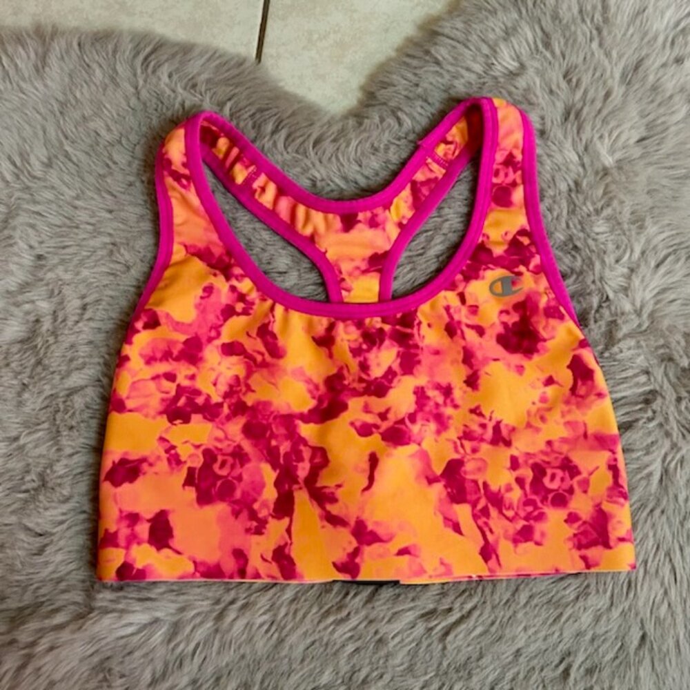 Champion Sports Bra - Pink/Orange (S)